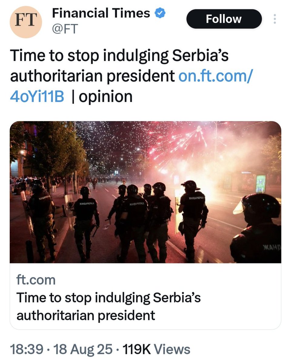 Da podsetim, u septembru prošle godine sam napisao da će do kraja 2025. Vučić izgubiti sve pozicije u svetu i da će izgubiti izvršnu vlast!
Događa li se to?!
Danas ga desetine zapadnih medija potpuno razvaljuje!!!