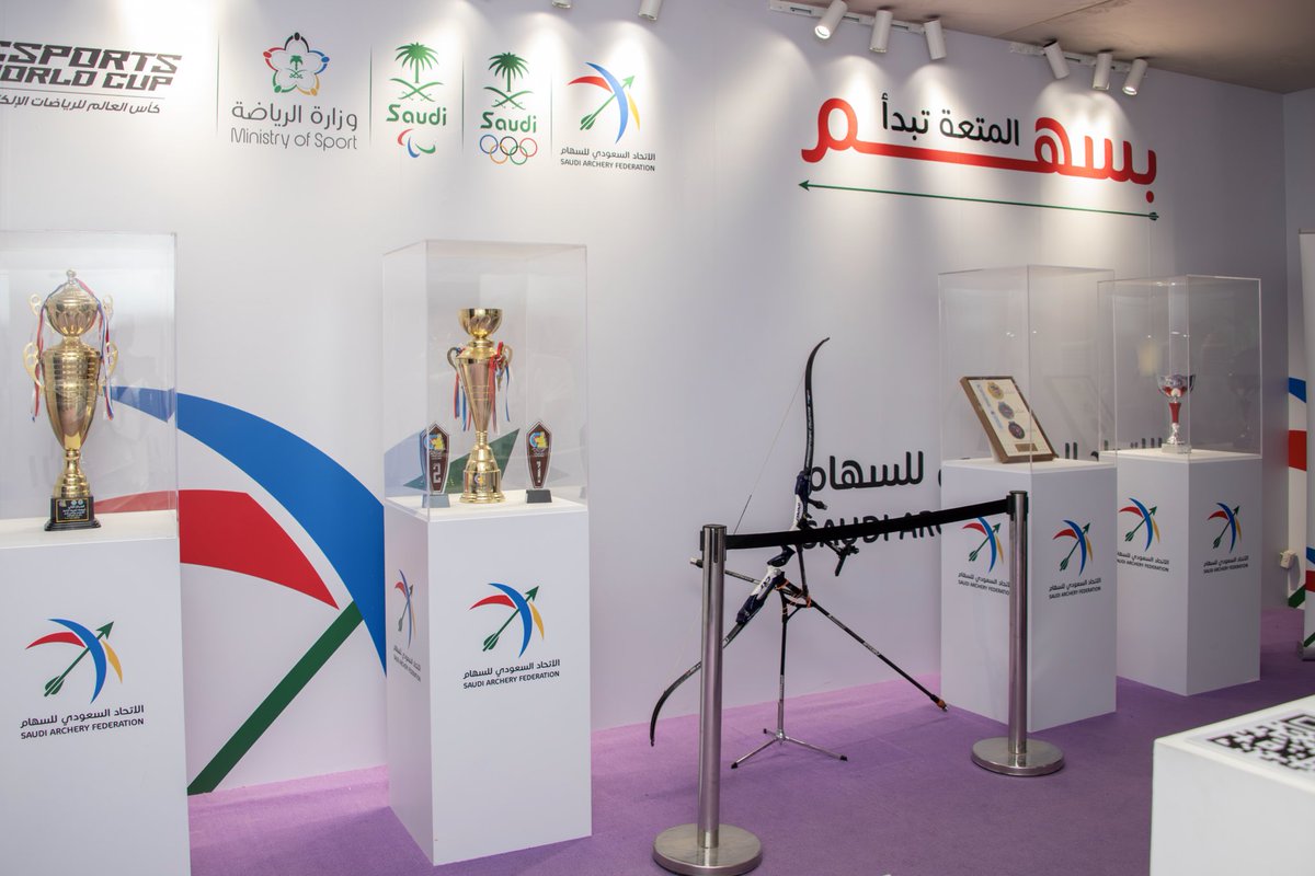SaudiArcheryFed's tweet photo. 🏹| استقبل جناح #الاتحاد_السعودي_للسهام
 أكثر من 10,000 زائر وزائرة حتى الآن عاشوا تجربة رمي السهام عن قرب، وسط أجواء مليئة بالحماس والتفاعل

والفعالية مستمرة حتى 20 أغسطس✨

#كاس_العالم_للرياضات_الالكترونية   
  #حلق_للقمه https://t.co/ZxVtvGTXA1