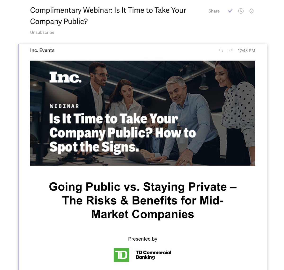 who is going to a webinar to figure out if they should IPO https://t.co/QhVmPiHLBZ