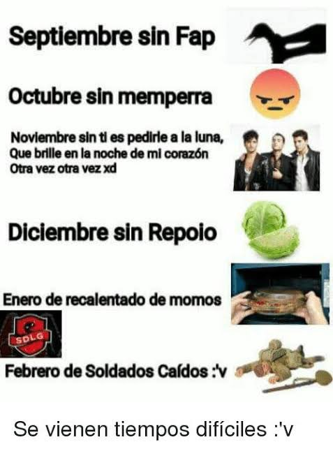 Se vienen tiempos difíciles.
Todos los Papus reunidos :v