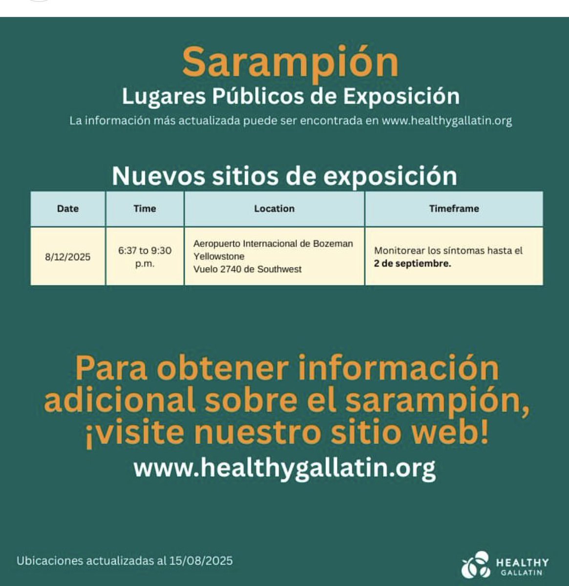 Gallatin City-County Health Department tweet media