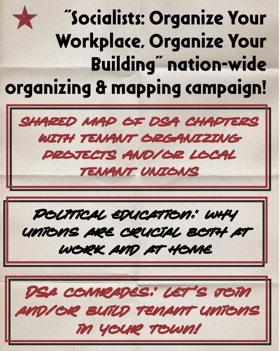 dsa_housing's tweet photo. It’s been an eventful and successful two years for the HJC as a priority committee of DSA and with that prioritization renewed until 2027, we feel it shows a clear drive among the membership towards tenant organizing. https://t.co/65PHfzL025