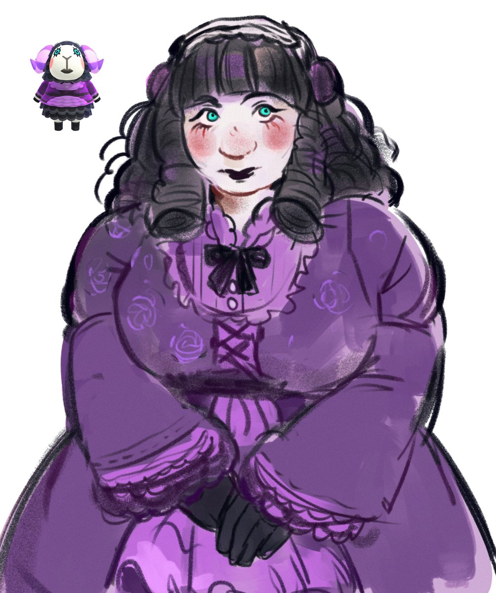 warm up sketch of my favorite crossed animal 

#AnimalCrossing