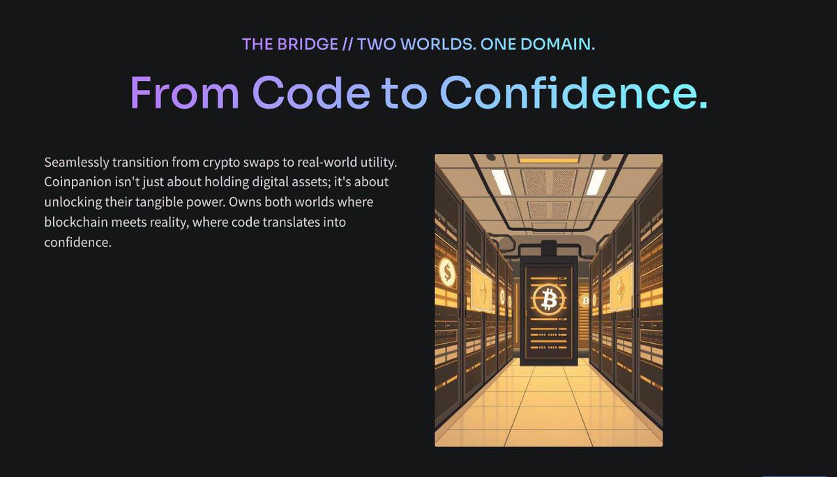 Anshiiika06's tweet image. 🚨 Web3 isn’t just about wallets.
It’s about personas. About power. About edge.
Meet Coinpanion 🕶️✨
Not just a wallet  a mysterious ally in the crypto underground.
#girlswhoyap #doradao #Unhosted #walletwithpersonality