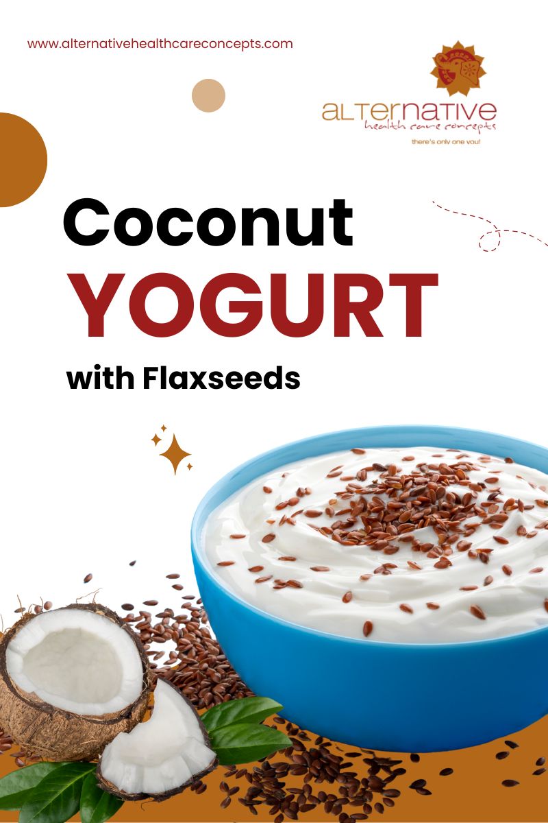AHCareConcepts's tweet image. Homemade Coconut Yogurt with Flaxseeds  
A creamy, probiotic-rich recipe to support gut health and reduce inflammation.full recipe here: alternativehealthcareconcepts.com/homemade-cocon…  
#GutHealth #Probiotics #CoconutYogurt #InflammationSupport