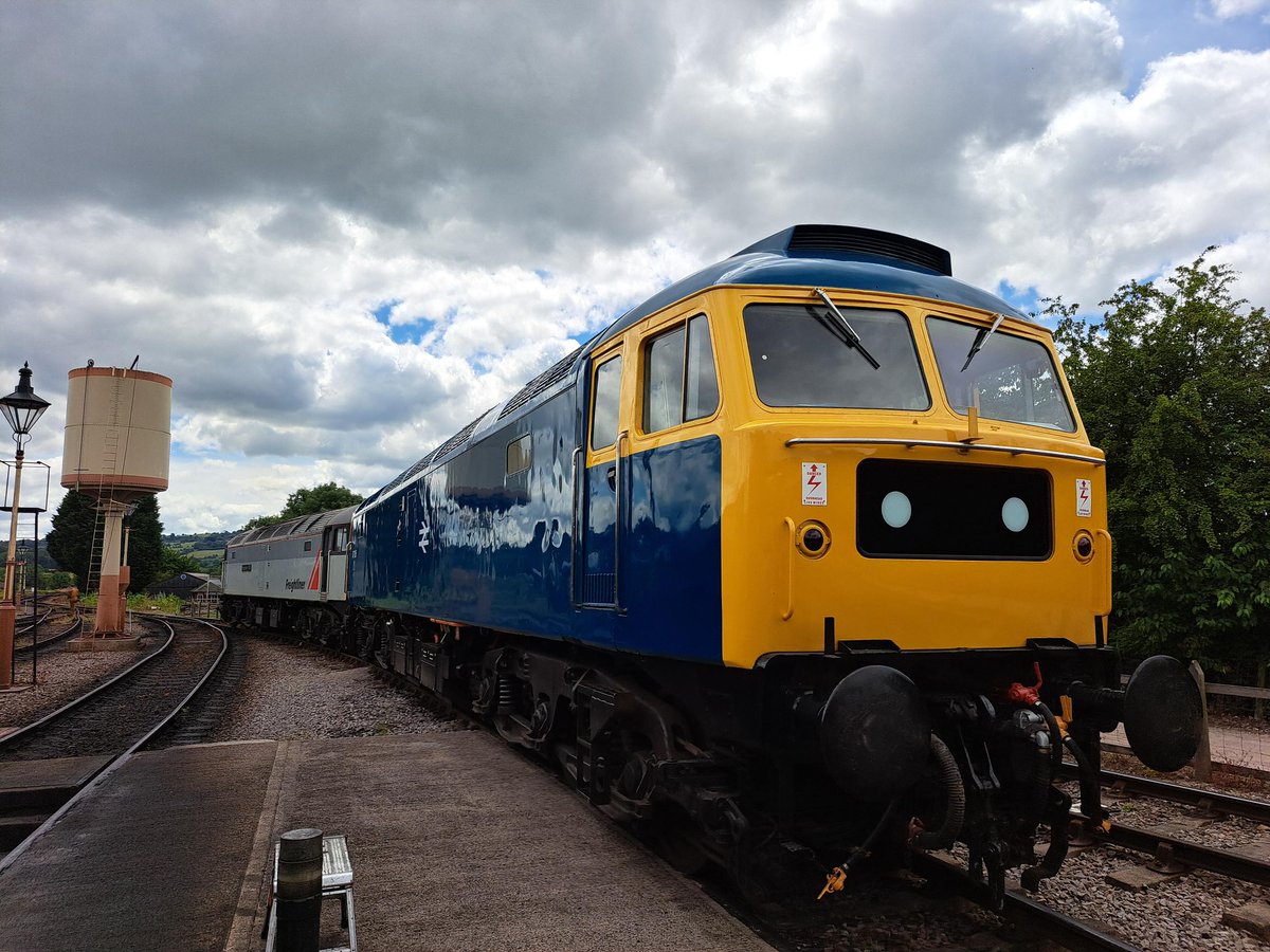 ROSTER UPDATE! ☀️☀️

Due to the ongoing hot weather, the <a href="/GWSR/">Gloucestershire Warwickshire Railway</a> will continue to run an all diesel timetable until at least the 21 Aug. Rostered are:

19 Aug - 37215 (T1); 47105 (T2)
20 Aug - 20137 (T1); 47105 (T2)
21 Aug - 20137 (T1); D6948 (T2)

<a href="/TheGrowlerGroup/">The Growler Group</a> <a href="/BT4Fund/">Brush Type 4 Fund</a>