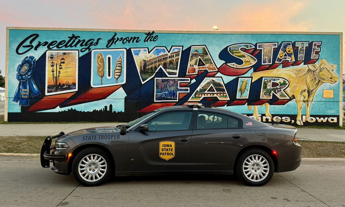 Sergeant Alex Dinkla (@sergeantdinkla) on Twitter photo Thanks to everyone who helped make the 2025 Iowa State Fair so great! See you all again next year! #FairSweetFair 
📸: Sgt Josh Missman Thanks to everyone who helped make the 2025 Iowa State Fair so great! See you all again next year! #FairSweetFair 
📸: Sgt Josh Missman