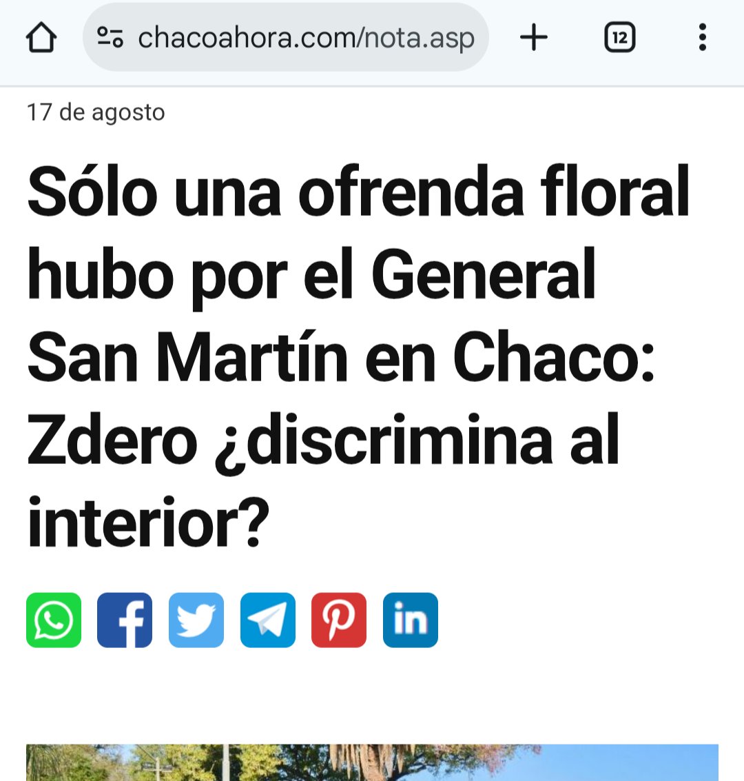 Leandro Zdero rompió la tradición histórica, no participó del acto en homenaje al General José de San Martín. 

Cada día mas alineado con Milei, ahora desconoce a los próceres de la Patria. El que no quiere a su Patria, no quiere a su madre... 🙅🏾‍♂️

¿Estará con mucho laburo? 🤭😂