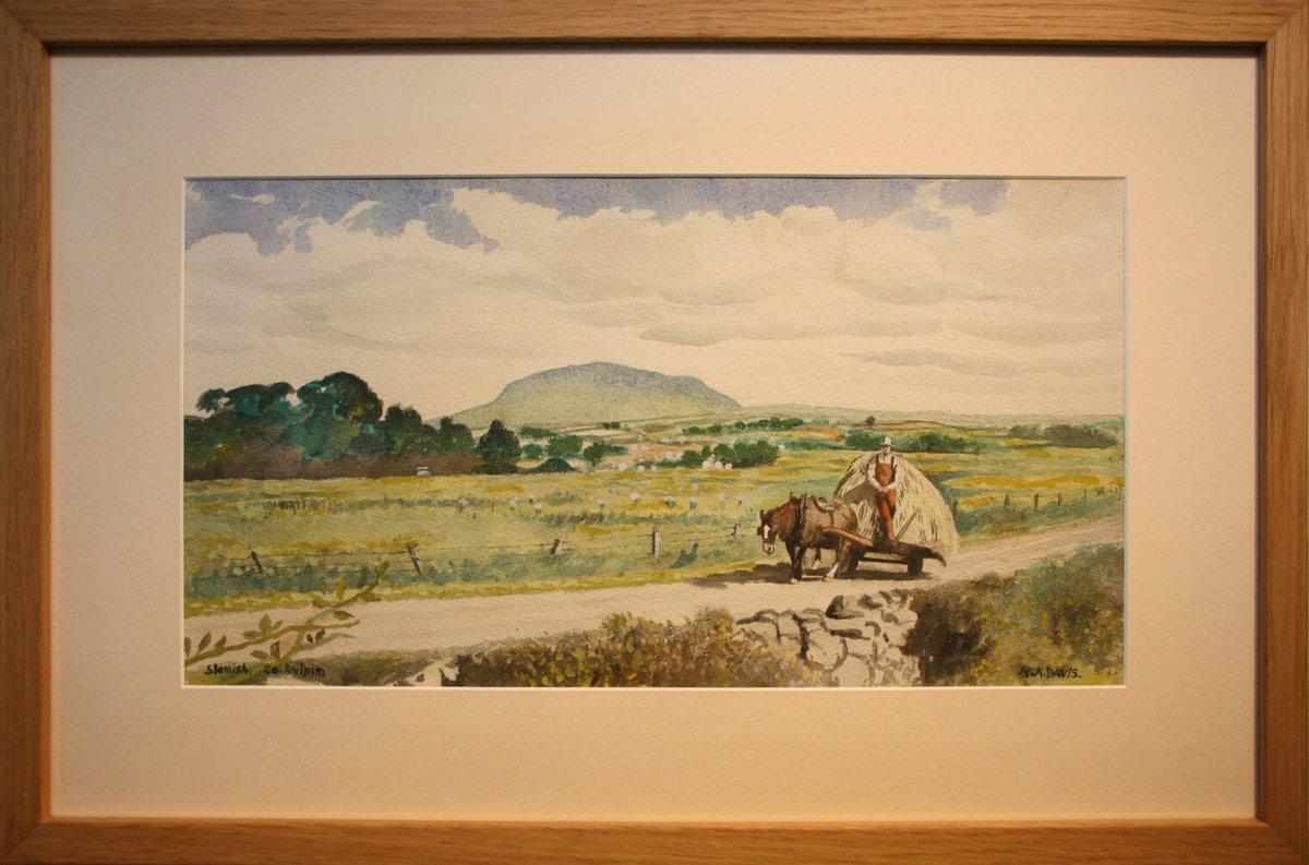 loughpark's tweet photo. Irish Art Original Watercolour Painting SLEMISH CO. ANTRIM IRELAND by M.A. DAVIS - buy now at: https://t.co/DKEnGeYa8y or contact us direct! #OriginalArt #WatercolourPainting #NorthernIreland #CountyAntrim #IrishArt #Slemish #SaintPatrick #NoMoreBlankWalls https://t.co/Co9LVzkpCU