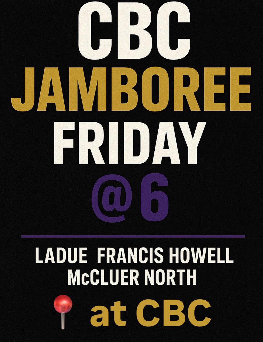 ‼️🗣️‼️ FRIDAY @ CBC‼️🗣️‼️
