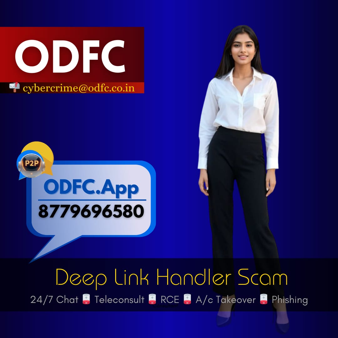 odfchelpdesk's tweet photo. ➡ #DeepLinkHandler Scam

Chat 🪀 8779696580
✉️ cybercrime@odfc.co.in

📌 https://t.co/irOx3KFgHP

#odfc #odfcapp #cyberforensics #BankAccountFreeze #onlinejobs  #Binance #usdtbuyer  #cryptowallet #bitcoin #cryptoindia #CyberSecurity #CoinDCX #Mudrex #CoinSwitch #ZebPay #Paxful https://t.co/cfv5ec289T
