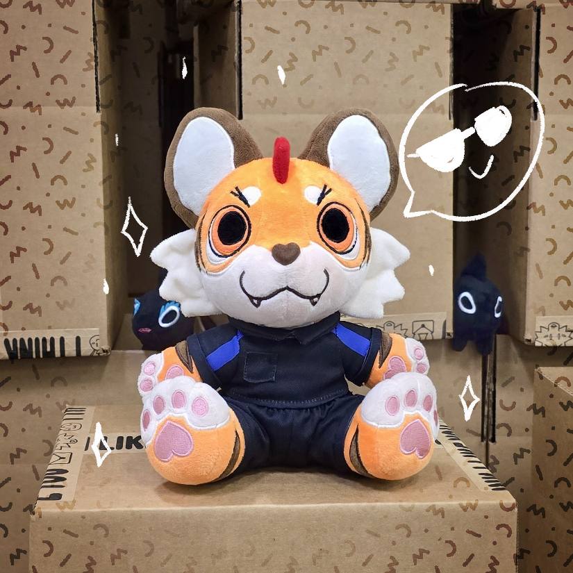 🌟NEW PLUSHIES🌟

Have you seen the new Sky 🐇and Red🐅 plushies? They are adorable! 

From now on, all our plushies are professionaly designed by <a href="/BoiraPlushies/">Boira Plushies✁ Comms closed</a>! 

If you want one of your own, our store is open only till the end of the week!