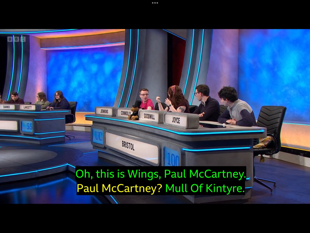 Paul McCartney in the wild! 

Note to self: must start supporting Forest! 

#UniversityChallenge