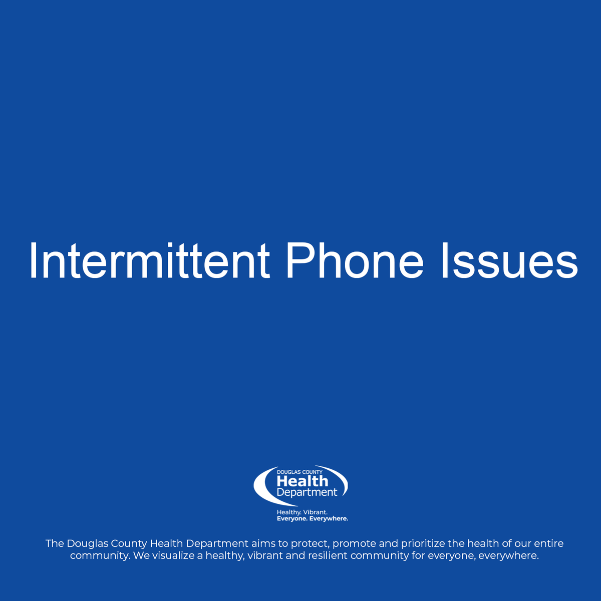 If you’ve been trying to reach us by phone today, please note that we’re experiencing intermittent issues on some lines. Our team is working to resolve this as quickly as possible—thank you for your patience!
