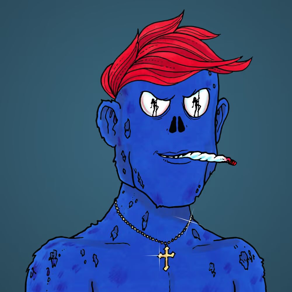 While I still prefer the Gorillas over Zombies… these are two of my favorite freaks. Will always love the hustler eyes👀 
🌴❤️‍🔥 Jungle Rising ❤️‍🔥🌴 <a href="/JungleFreaksNFT/">JUNGLE FREAKS</a> #JungleFreaks