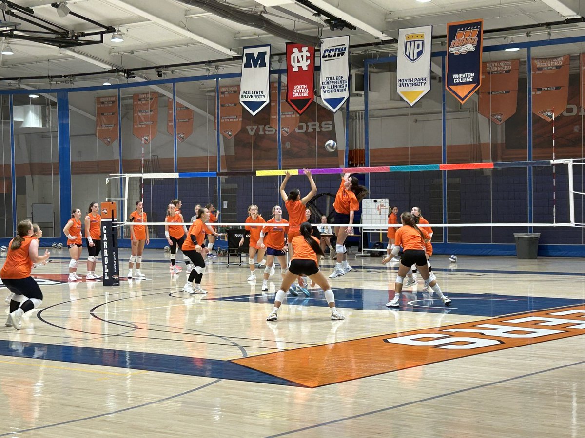 First week of practice for <a href="/Pio_volleyball/">Carroll University Volleyball</a> !

<a href="/carrollu/">Carroll University</a>