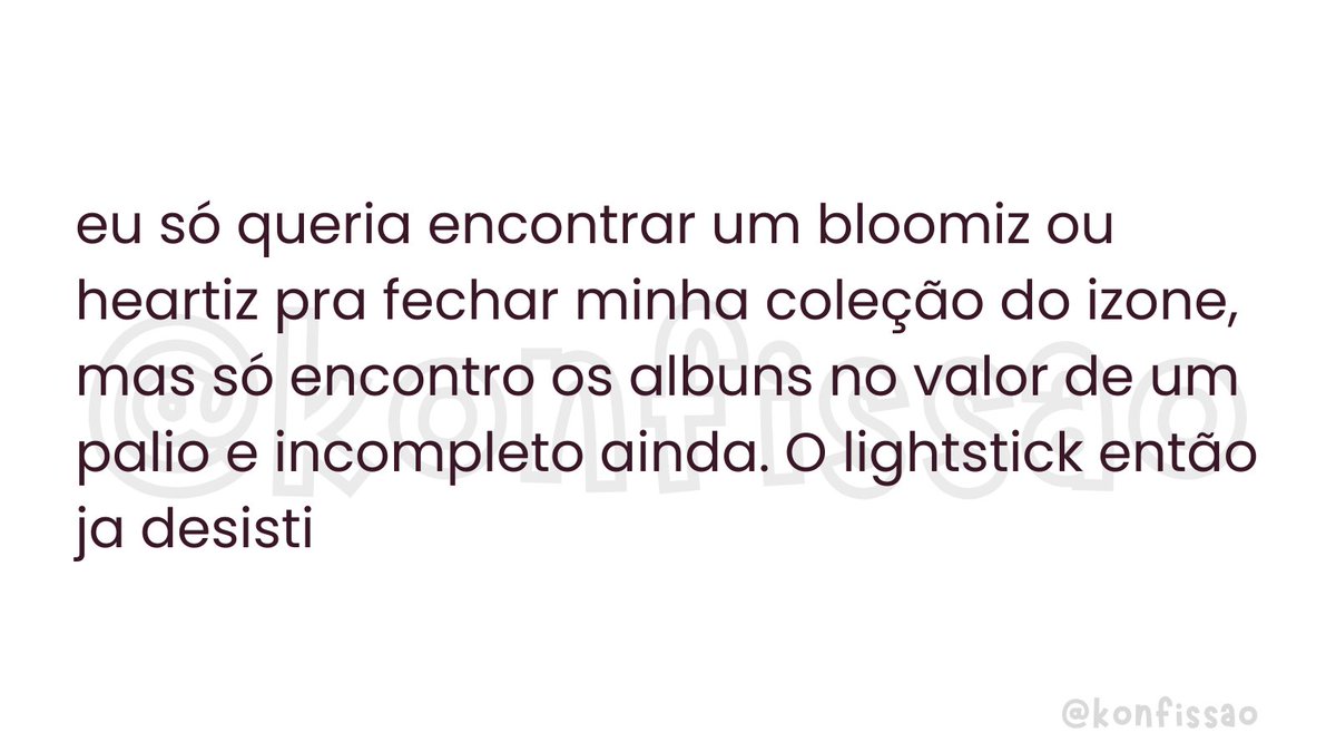 Confissão KCollector tweet media