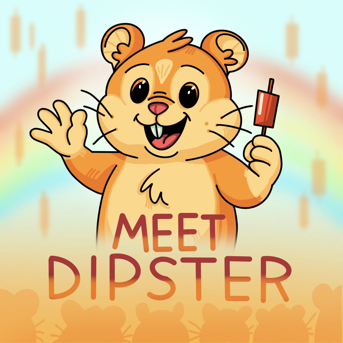 EatTheDipster's tweet photo. Meet Dipster 🐹 — the hamster who eats every dip.
For him red candles are just snacks, and for us it means buy & burn. While others panic, we feast — every dip is delicious. ✨
#Dipster #MemeCoin #Crypto #EatTheDip https://t.co/PpjXQR1sFM