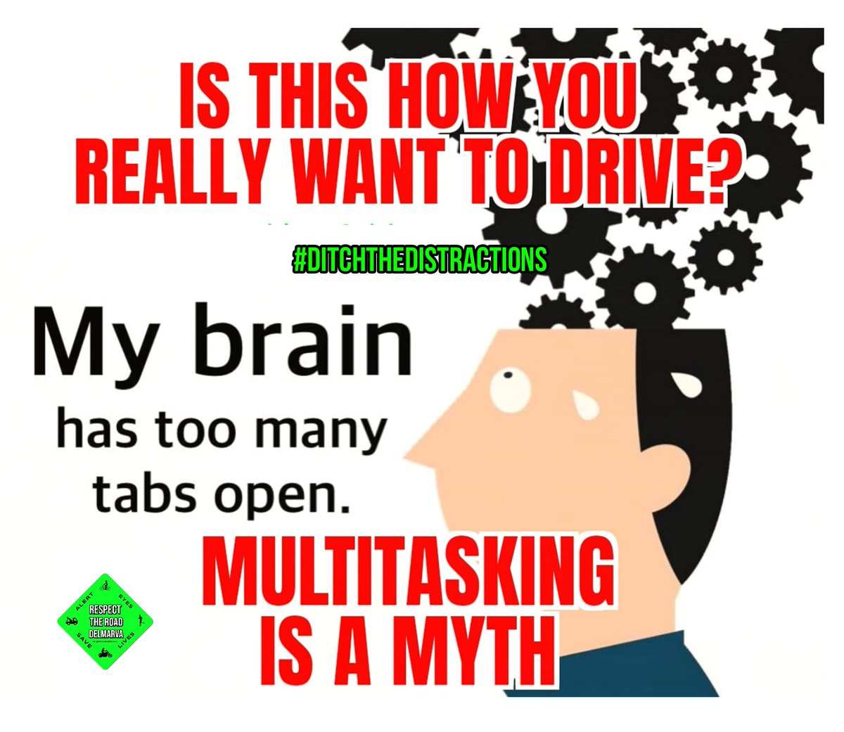 ridesafedp's tweet image. When behind the wheel, staying focused is the deal. 
#alertawareALIVE #enddd #ditchthedistractions