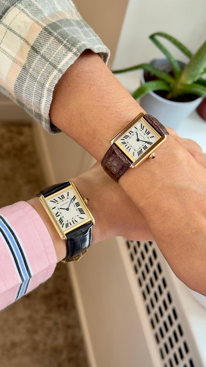 Cartier Tank Solo on a Brown v/s Black strap

Which one would you choose?