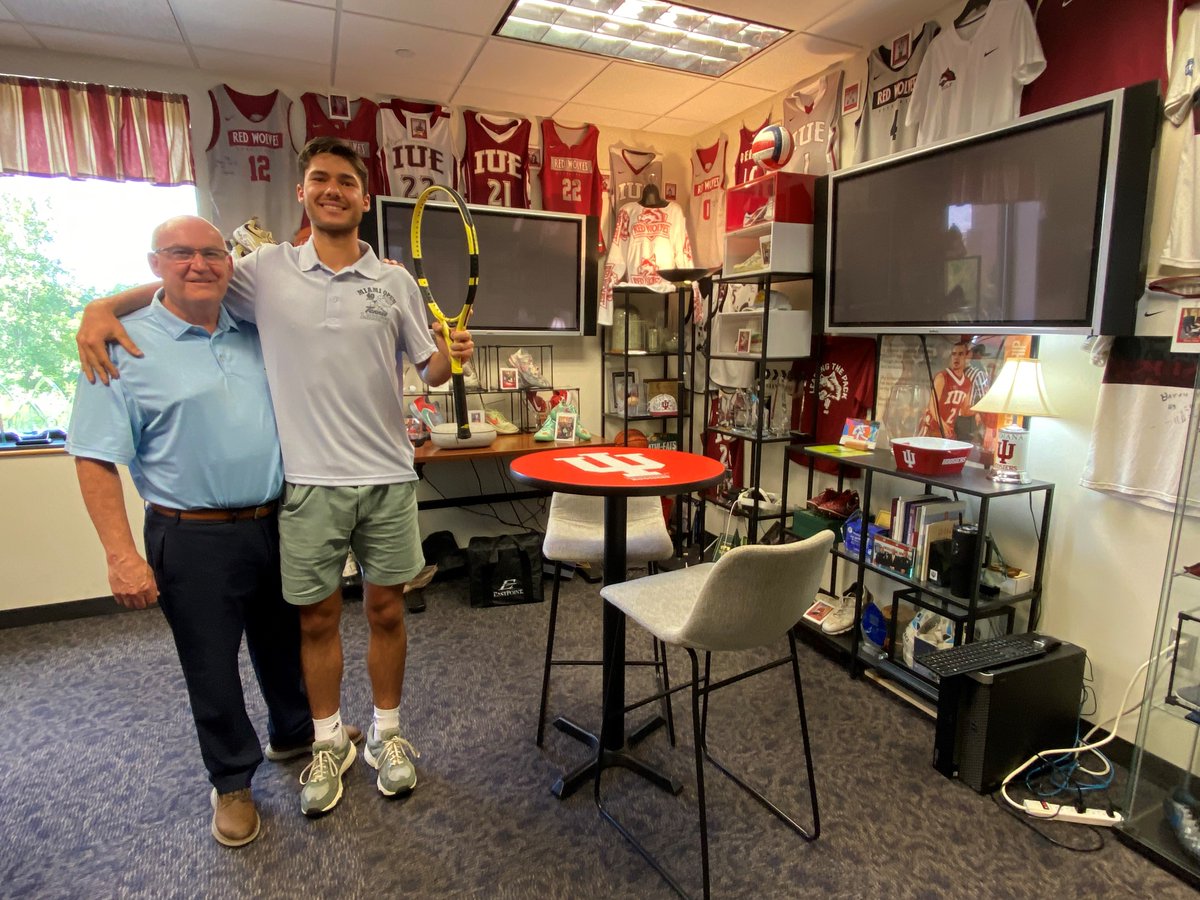 For <a href="/iueast/">IU East</a> Professor Tim Scales, this is one of the best times of the year as we welcome students to the <a href="/iueredwolves/">IU East Red Wolves</a> campus. From Montevideo, Uruguay to study International Business and play #tennis we welcome Juan Diego Balao.