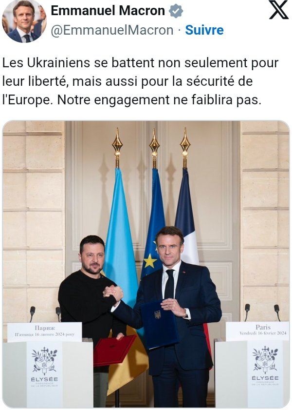 Hugoflenormand's tweet image. 🔴 Depuis 2022, la France a versé 7,5 milliards d’euros d’aide à l’Ukraine.

#France #Ukraine #AideFinancière
