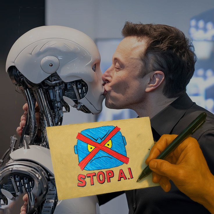 don’t fall in love with the machines…
fight back.
write STOP A.I. 100,000x ✊
$STOPAI