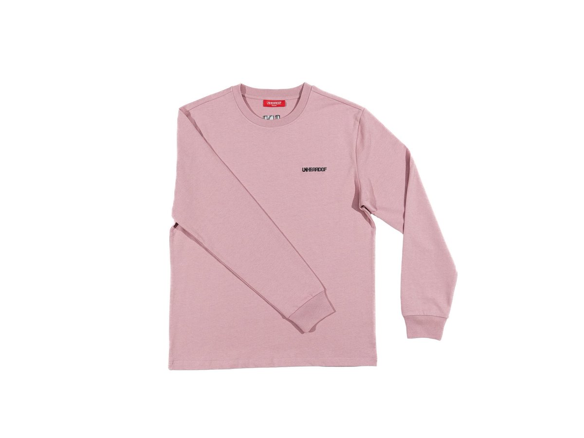 unheardofbrand's tweet image. Our latest cut and sewn piece from #UNHEARDOF DESIGNED BY PHIL

UNHEARDOF Core Bar Logo Embroidered Long Sleeve Shirt
Orchid Haze/Black/Granite $70.00

100% Cotton 8oz 270gsm 
Slightly over sized in width and length
Embroidered logo left chest and back
unheardofbrand.com/collections/un…