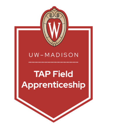Paul Koch (@plkoch2) on Twitter photo Excited to share that the Turfgrass Apprenticeship Program has been added to the UW-Madison Digital Badge collection. See below for more info on the TAP badges available:
Educational bootcamp badge: wisconsin-madison.badgr.com/public/badges/…
Field apprenticeship badge: wisconsin-madison.badgr.com/public/badges/… Excited to share that the Turfgrass Apprenticeship Program has been added to the UW-Madison Digital Badge collection. See below for more info on the TAP badges available:
Educational bootcamp badge: wisconsin-madison.badgr.com/public/badges/…
Field apprenticeship badge: wisconsin-madison.badgr.com/public/badges/…