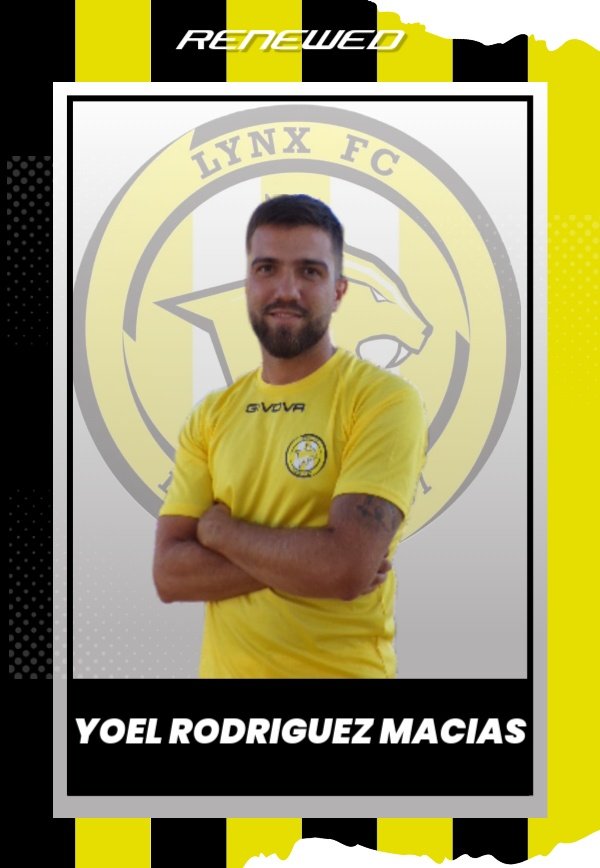 Yoel joined our team in January from Lions FC as a winter sigining and we are  happy to announce he has renewed with us for this season.

One Family💛

#weliveforever #onefamily #lynxfc #newseason #renewed #gibraltar