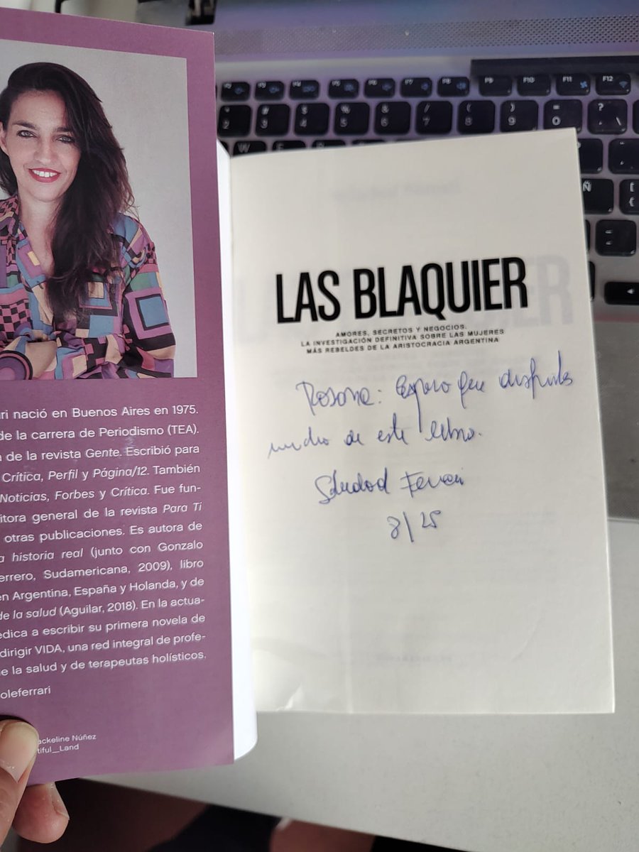 Ya tengo mi ejemplar, no veo la hora de hacerme un tiempito para comenzar a leerlo, además me llegó dedicado por la genia de <a href="/FerrariSole1/">Soledad Ferrari</a> - Gracias !