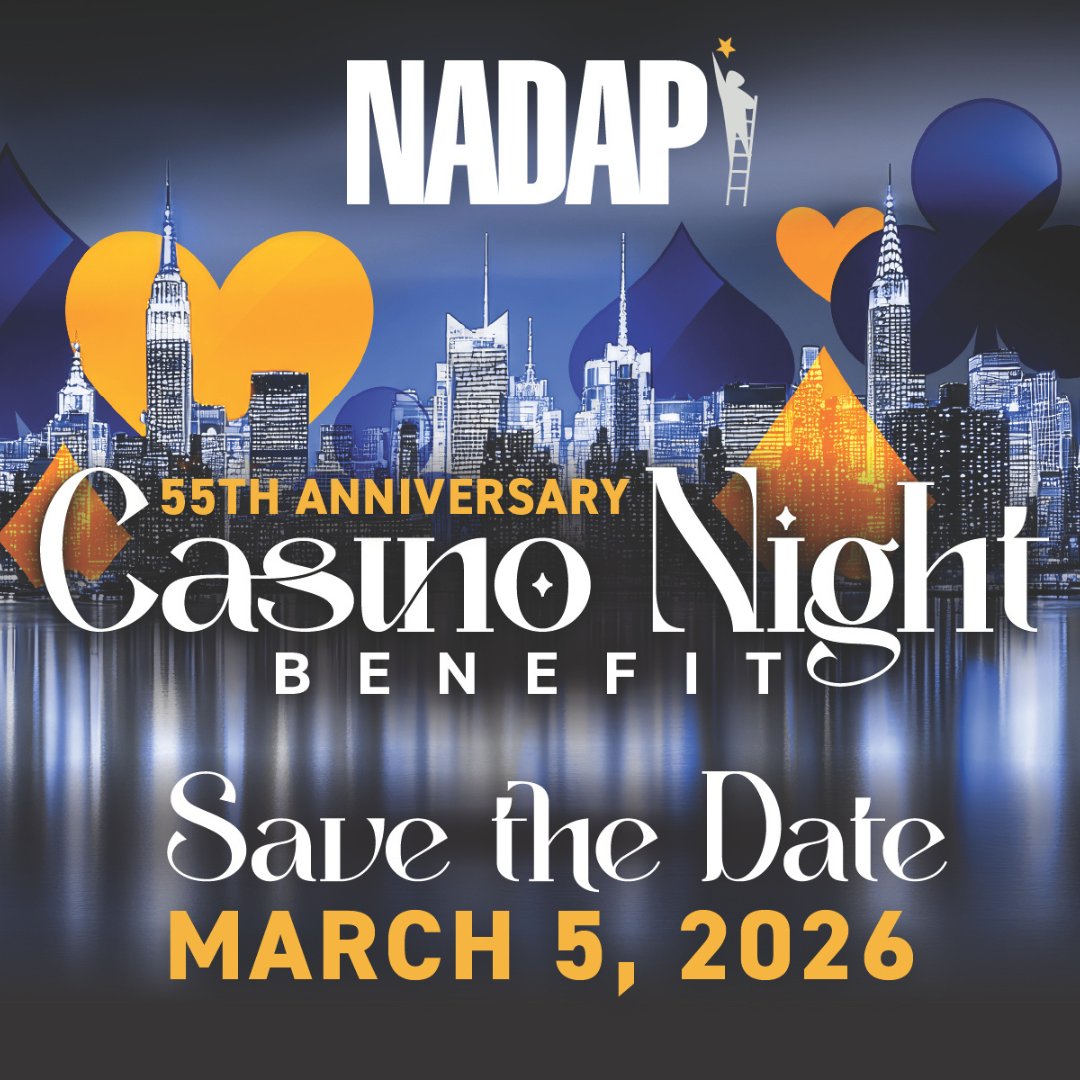 NADAP_org's tweet photo. Celebrating 55 Years! 
Join us Mar 5, 2026 at City Winery NYC for NADAP’s Casino Night Benefit—live music, dining &amp; casino games. Proceeds support health care, job training &amp; recovery services.
Learn more: https://t.co/wCUGV0vY8u https://t.co/vpy1rN6nQY