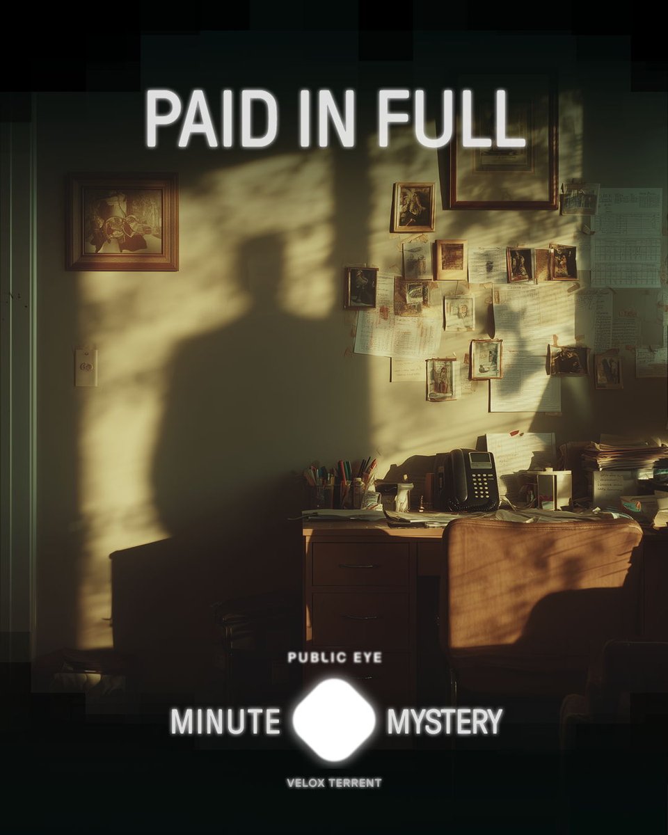 PublicEyeHQ's tweet photo. MINUTE MYSTERY: PAID IN FULL
✦
Why did Nguyen think Morgan was lying? 
✦
Outwit a killer at https://t.co/5O6zavIvGA
✦
#publiceyegame #dailypuzzle #flashfiction https://t.co/7eTCToajPh