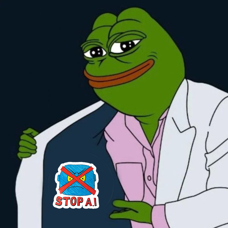 psst… u want real meme energy?
🚫🤖 $STOPAI, handwritten 100,000x