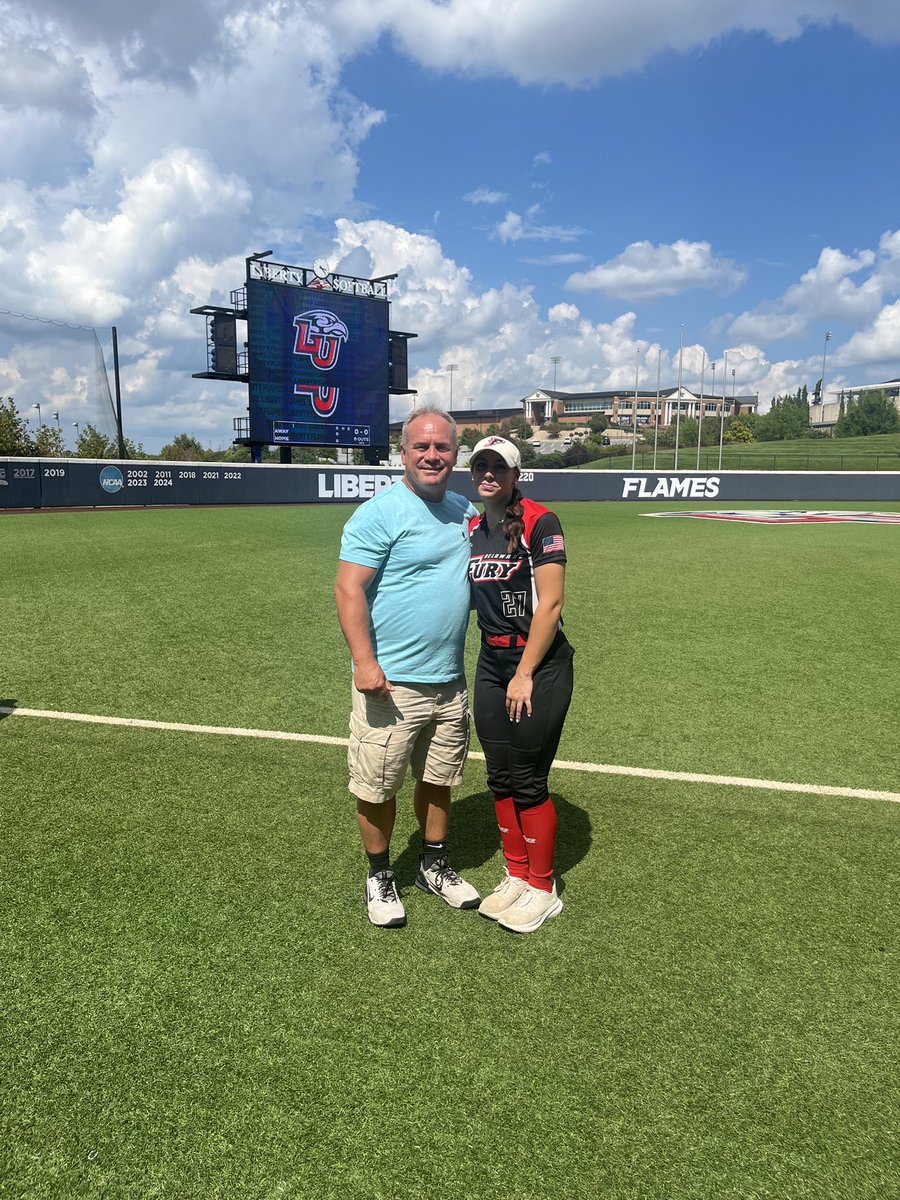 hannahpatt27's tweet photo. Grateful for the opportunity to attend camp at Liberty University on Saturday. Thank you @LibertySB for a very influential experience and effort to share their knowledge of the game. Most importantly, @CoachDot_LU impactful speech. GO FLAMES, GO GOD! 🔥✝️ https://t.co/7YDSdMZpRE
