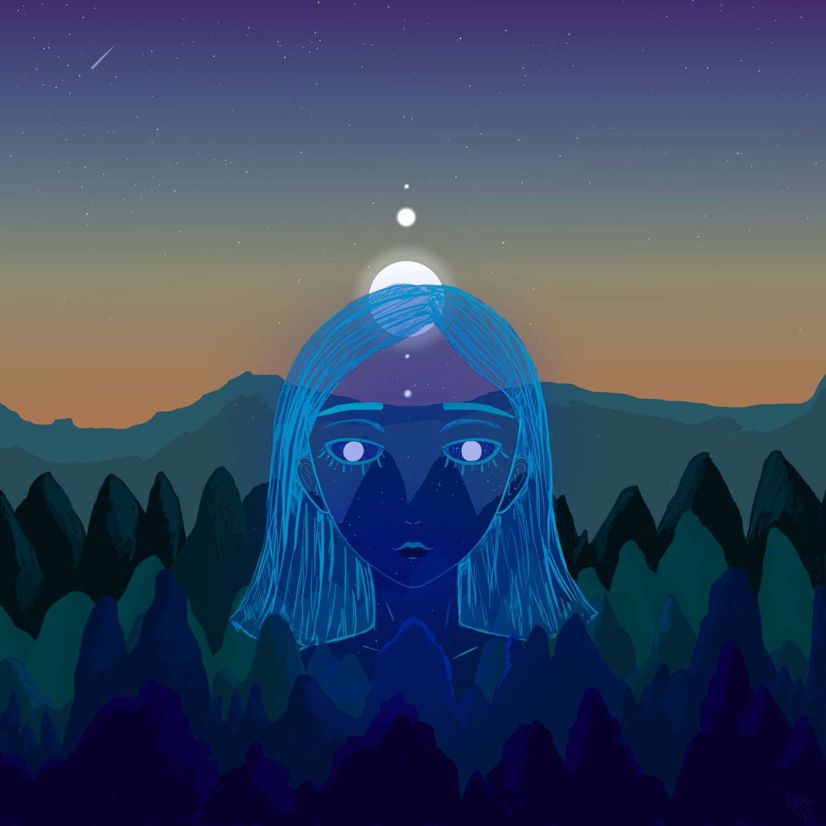 This is one of the first digital drawings I made, back in 2019. 
Objectively, I can say I’ve improved my digital illustrations a lot since then. 
But I look at this drawing and feel my heart is still in it more than in any other.