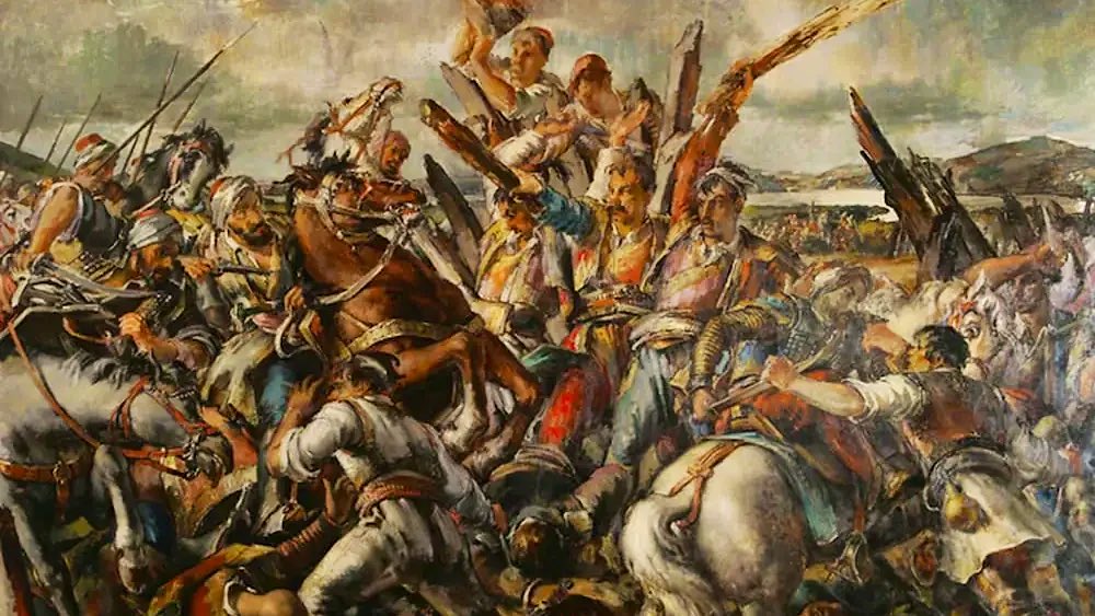 SerbianSpirit_'s tweet photo. ⚔️ 220 years ago today, on 18 August 1805, 2,500 Serb 🇷🇸 revolutionaries led by Karađorđe Petrović and Milenko Stojković humiliated 20,000 troops of the Ottoman Turkish 🇹🇷 army at the Battle of Ivankovac—the first full-scale confrontation of the First Serbian Uprising.

1/2 ⬇️ https://t.co/9N0KDzWuK8