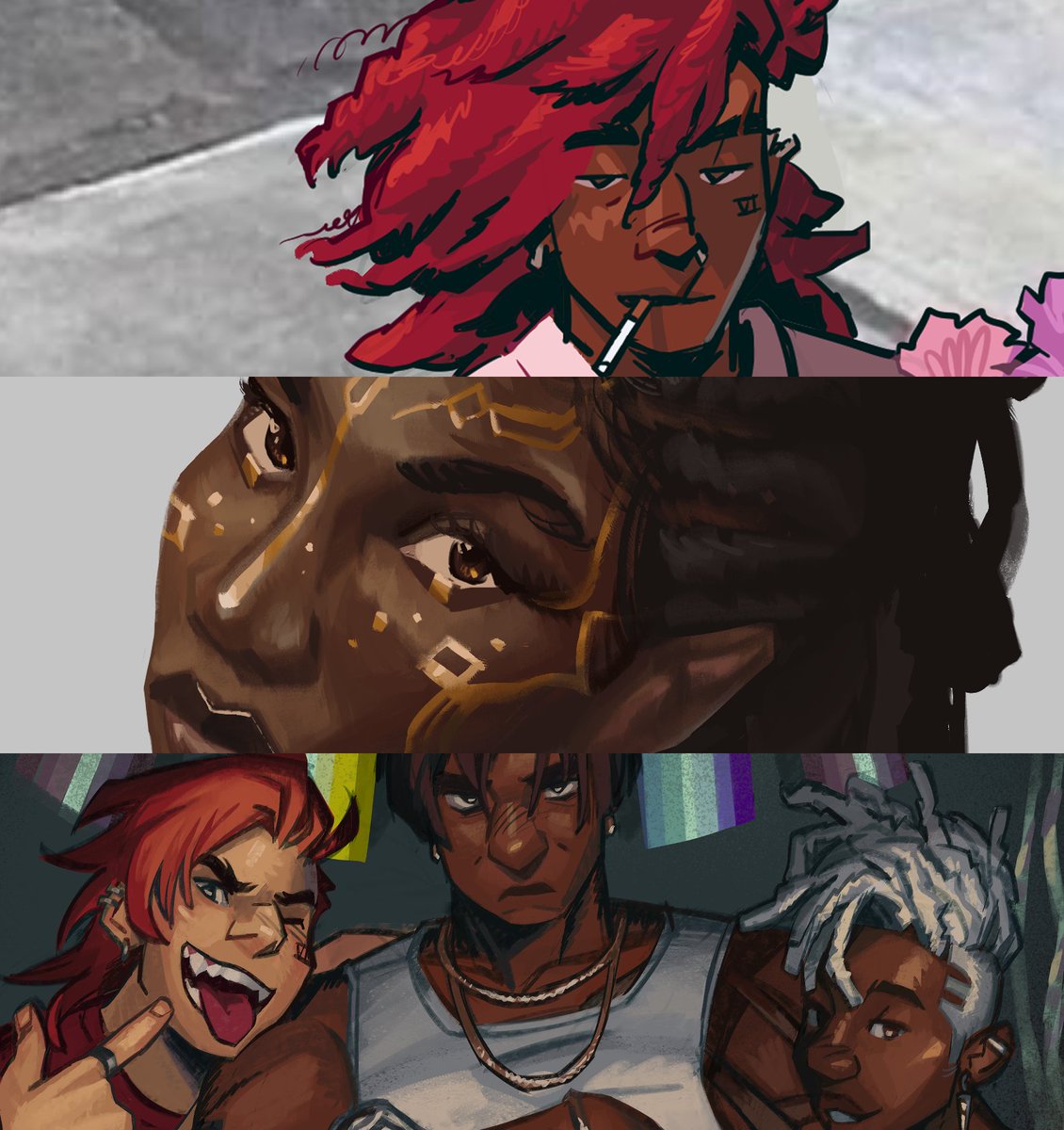 ghostlysleuth's tweet image. 📌 hi i'm jaya, i draw a bunch of queer dyke shit
💿sleuthy.carrd.co
💾see work early: patreon.com/ghostlysleuth
🫙tipjar: ko-fi.com/ghostlysleuth
🌿print shop: inprnt.com/gallery/ghostl…