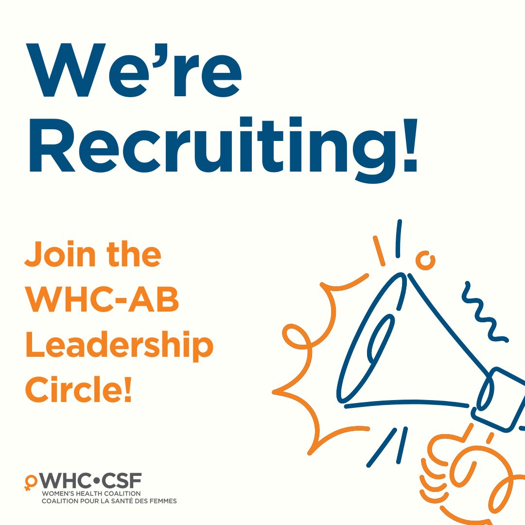 thewhca's tweet photo. We’re recruiting!

The Women’s Health Coalition – Alberta is looking for students, staff, and researchers to join our Academic &amp; Research Partnerships and Advocacy Leadership Circle.

📩 Apply today: pboklaschuk@gmail.com
🔗 Learn more: https://t.co/95f13I4S6k https://t.co/oc1OEDPVm7