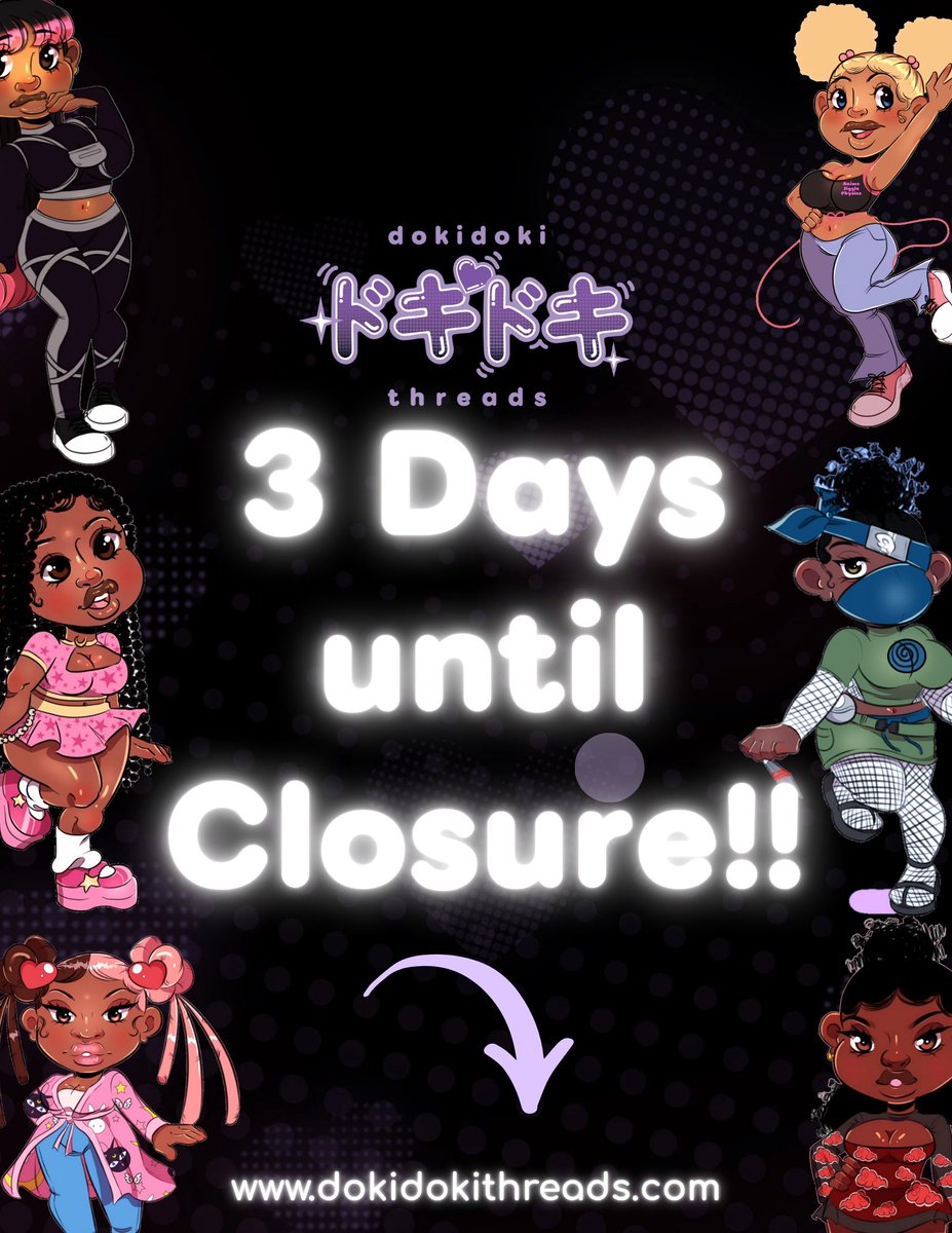 ⏳ Just 3 days left before DokiDoki Threads closes its doors.

Every piece left deserves a forever home, don’t miss out. 🥹💕