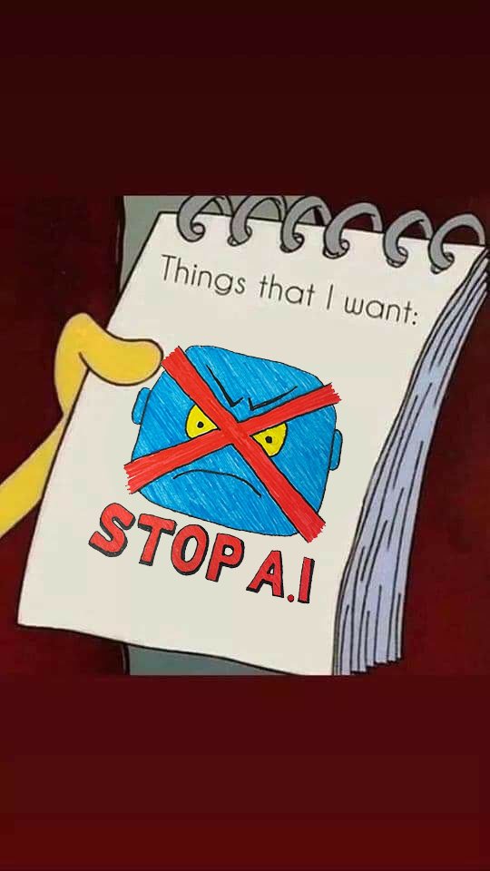 some want lambo 🚗
some want moon 🌕
me? just $STOPAI 🚫