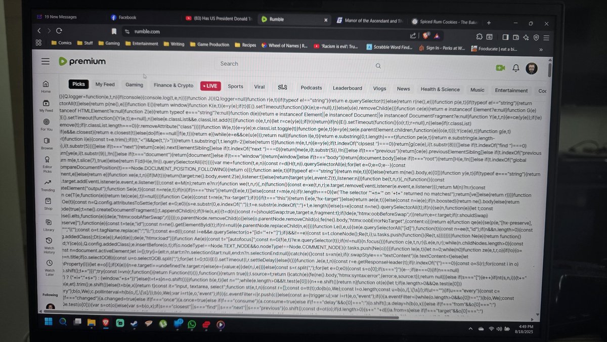 jherr359's tweet photo. @rumblevideo @chrispavlovski Hey guys. I've been running in a problem when I try to access Rumble on PC for the last 2 weeks. I've tried on Chrome, Brave, Opera, and Edge and I get the same thing below. Everything is up to date. Any idea what's going on? https://t.co/BvXVMfhFXB