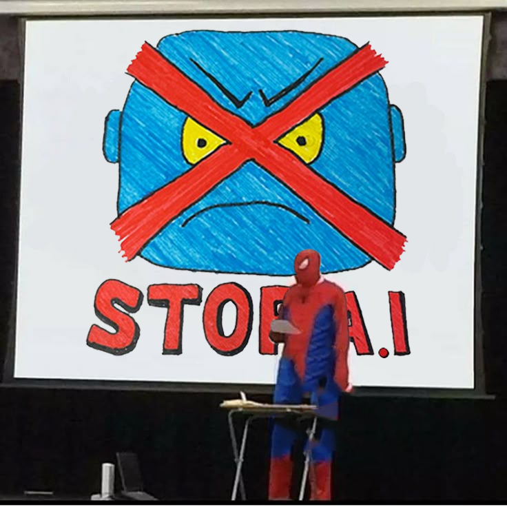 With great power comes great responsibility → That’s why we choose $STOPAI