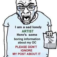 lowkey wanna post about my ocs but i’ll feel like this