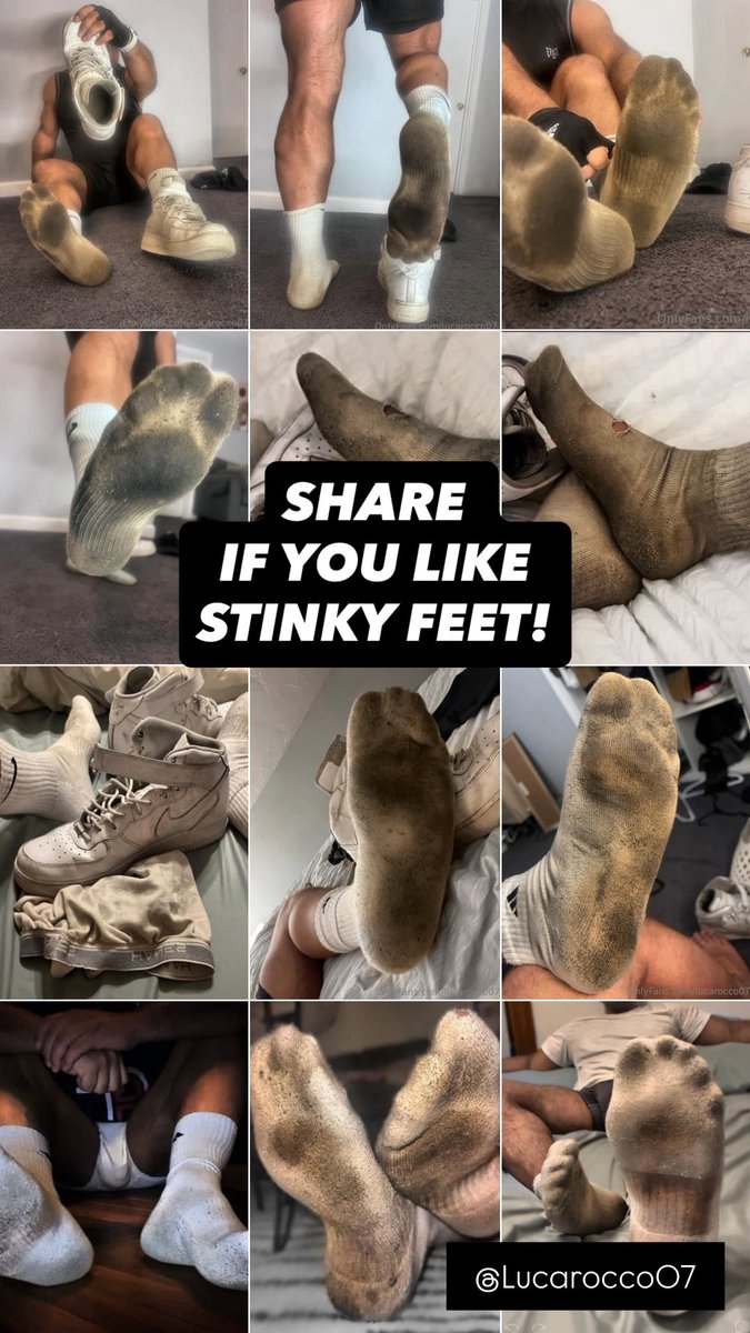 LucaRocco07's tweet photo. SHARE IF YOU LIKE STINKY FEET!

              FREE OF &amp; SOCIAL+
👟 🧦 https://t.co/SJwiegsRdv 💨🥵

#foot #fetish #feet #socks #boy #sniff #rank #kink #smelly #sweaty #stinky #smell #jock #rank #musk #gay #alpha #socks #sneaker #socktober #Boston #MA #worship #feet https://t.co/jKCRHxqKRn