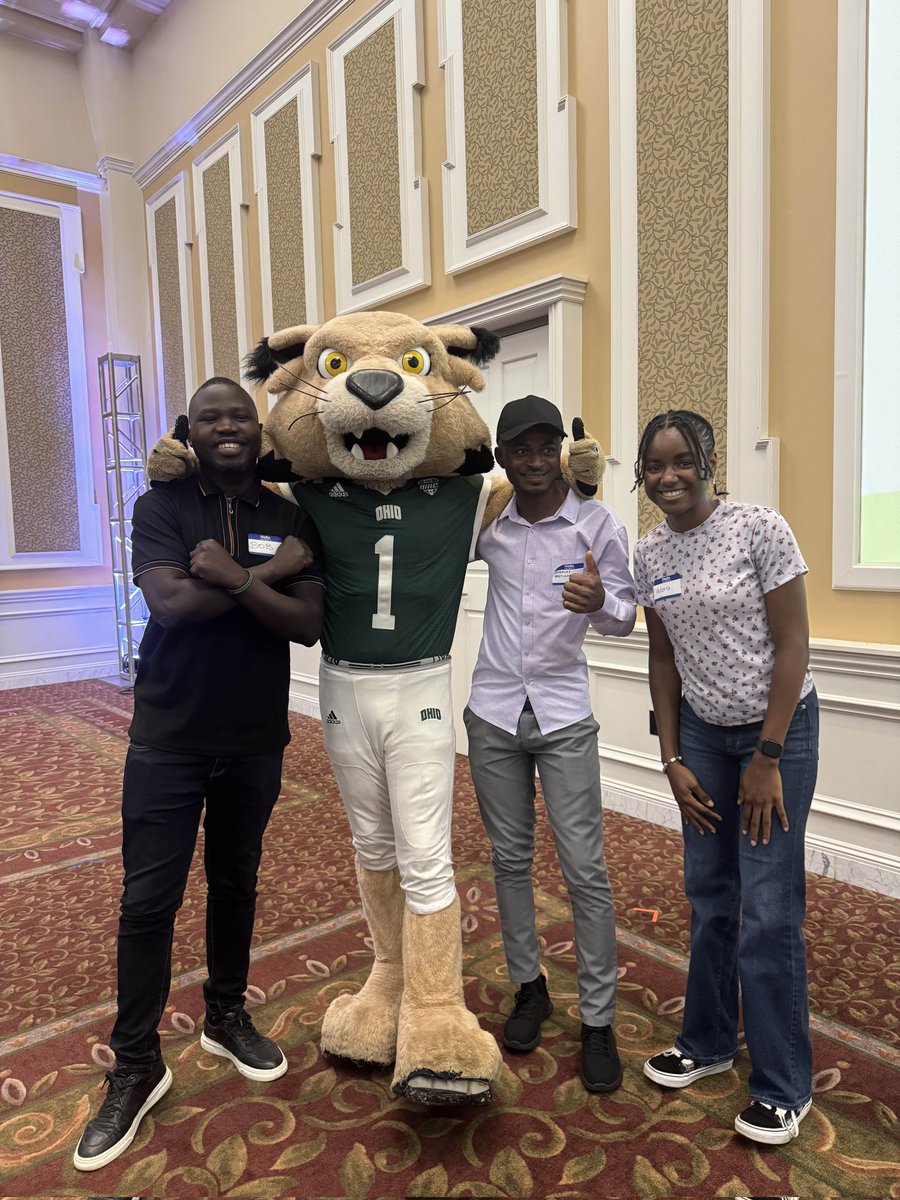 The PhD journey at @OhioU begins--with the #1 #Bobcat!