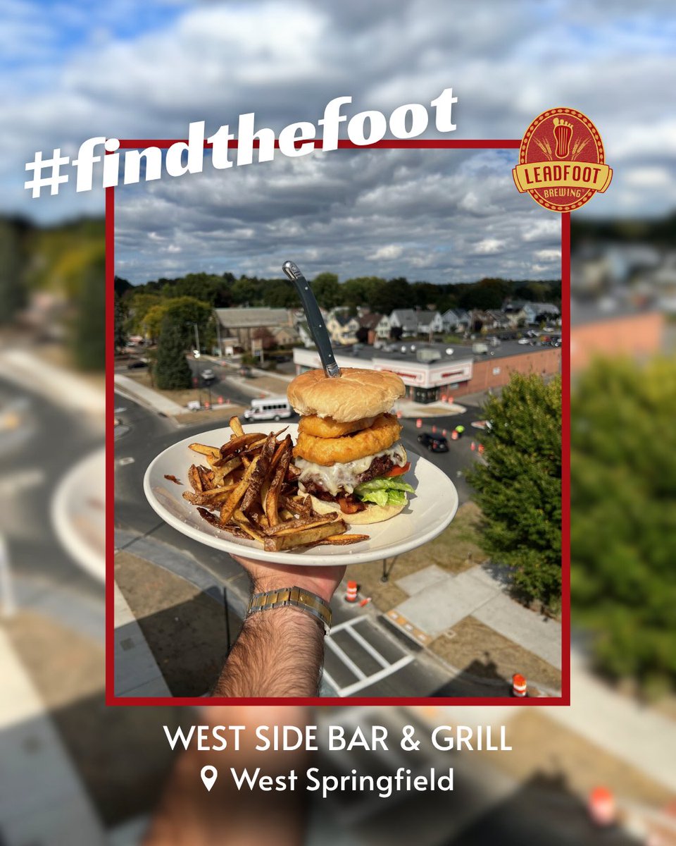 #FindTheFoot at West Side Bar &amp; Grill — where cold beer, great bites, and good company are always on tap. 🍺