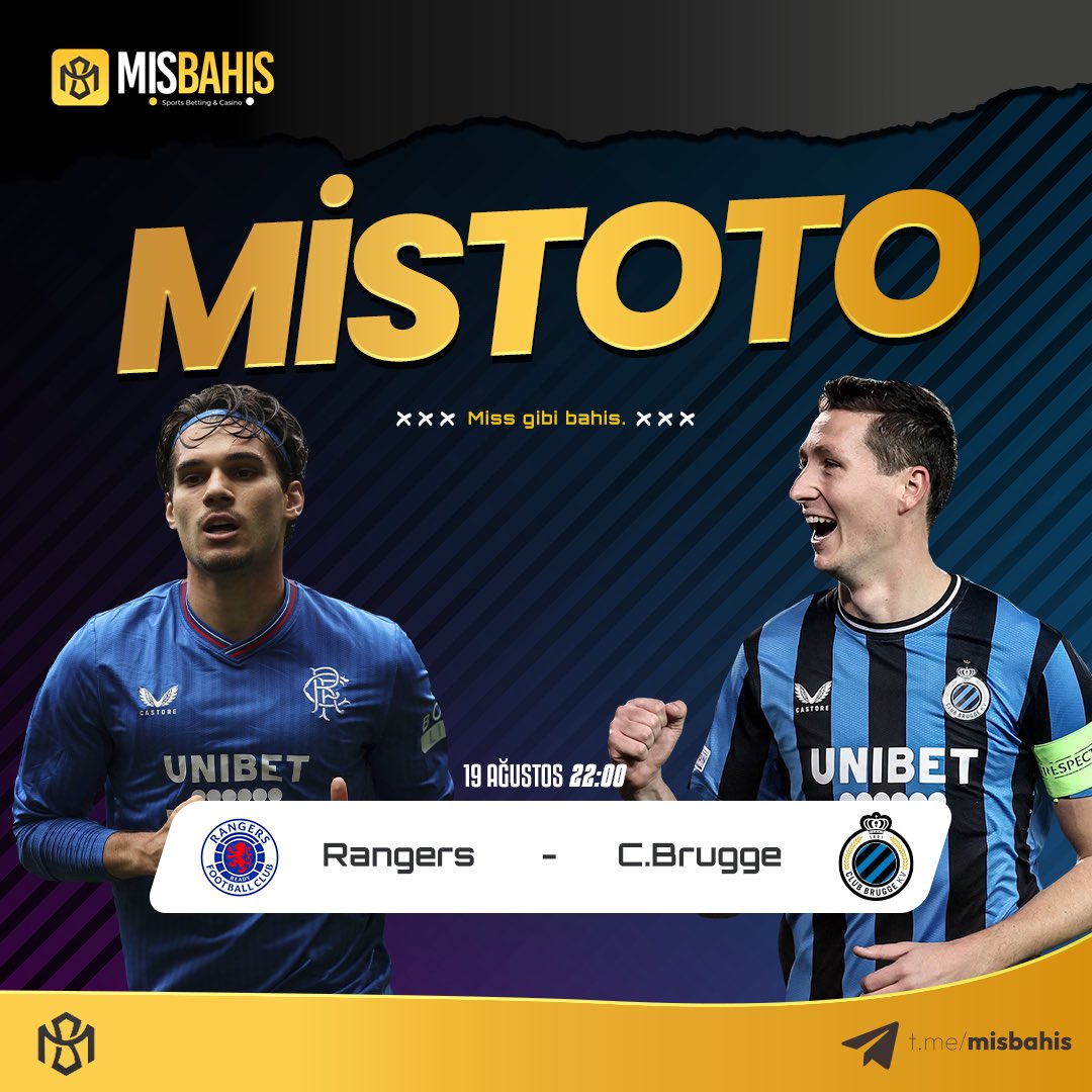 300 TL ÖDÜLLÜ MİS TOTO ETKİNLİĞİ

RANGERS 🆚️ C.BRUGGE

⚽️ İlk golü hangi takım atar?
🏆 Hangi takım maçı kazanır?
🟨 İlk sarı kart hangi takıma çıkar?

⚽️Seçtiğimiz maçta 3 soruyuda doğru cevaplayarak ödülün sahibi ol!

🤩Etkinlik ücretsizdir! Sadece son işlemi etkinlik ve