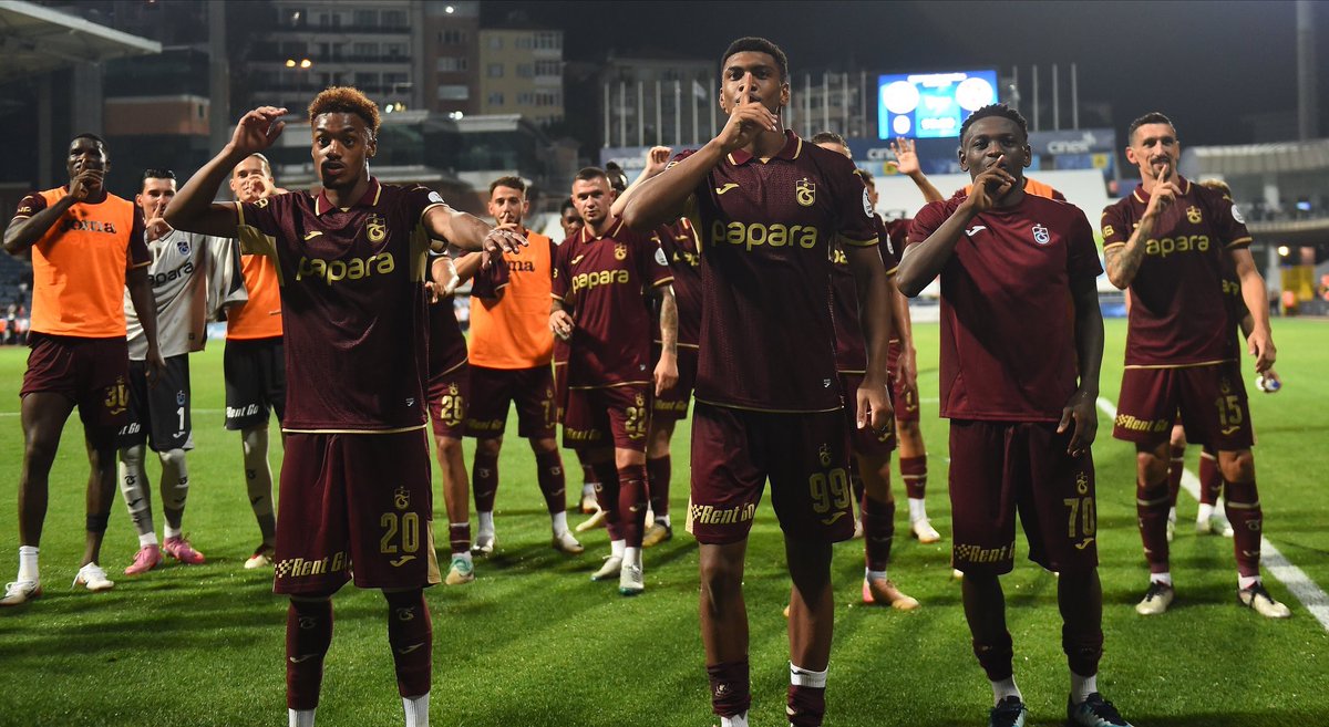 Trabzonspor'da galibiyet üçlüsünü yeni transferler; Wagner Pina, Felipe Augusto ve Kazeem Olaigbe çektirdi.