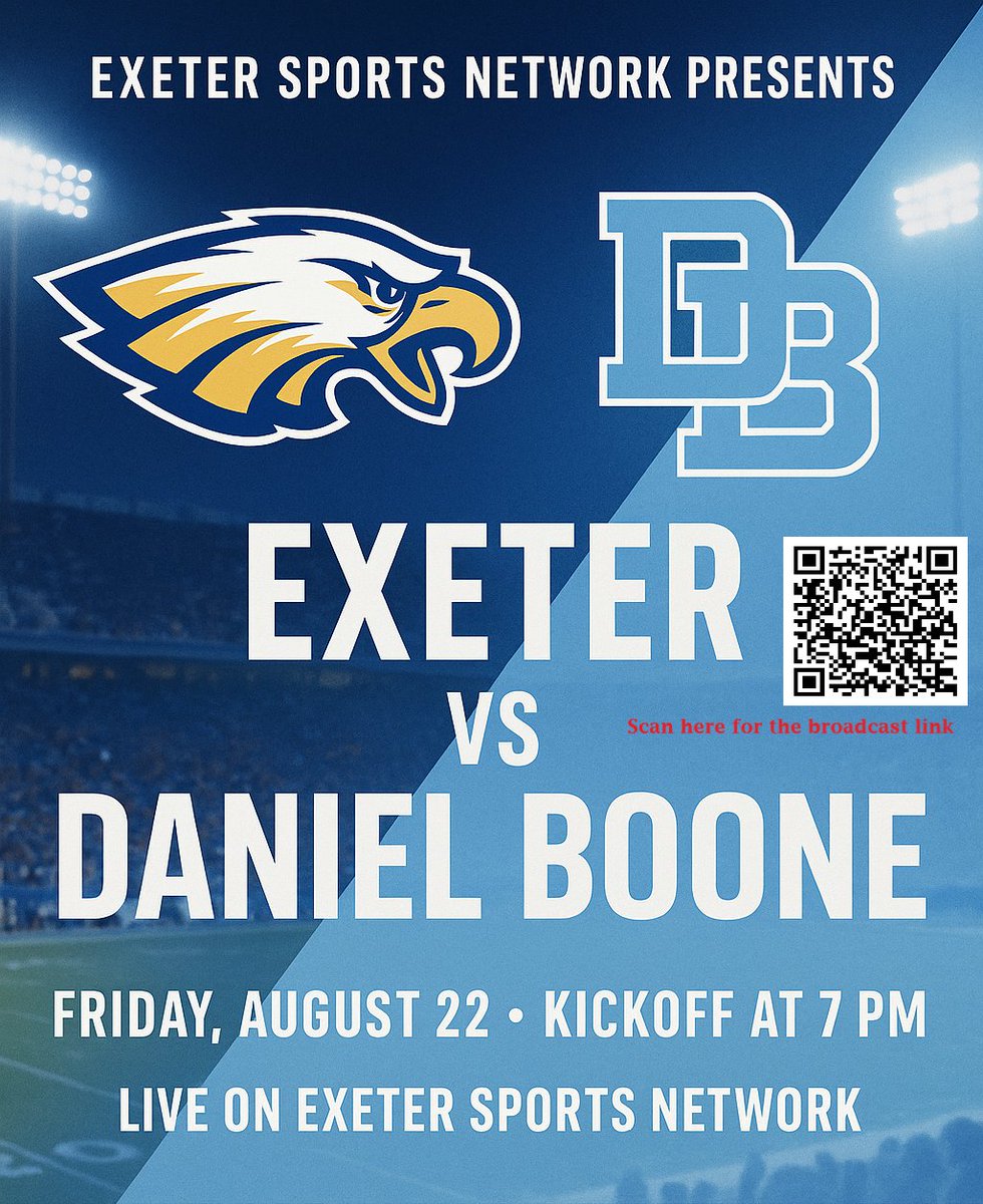 Jerry Geleff Media (@jgmediaus) on Twitter photo It’s not just football—it’s community. 💯
Support your team:
🏈 Exeter vs Daniel Boone-youtube.com/live/szem2ZMFw…
🏈 Muhlenberg vs Schuylkill Valley-youtube.com/live/a4iWbzfRj…
Streaming LIVE at 7PM on <a href="/JGMediaUS/">Jerry Geleff Media</a>
#SupportLocalSports #FridayNightLights #HSFootballLive #BerksCounty It’s not just football—it’s community. 💯
Support your team:
🏈 Exeter vs Daniel Boone-youtube.com/live/szem2ZMFw…
🏈 Muhlenberg vs Schuylkill Valley-youtube.com/live/a4iWbzfRj…
Streaming LIVE at 7PM on <a href="/JGMediaUS/">Jerry Geleff Media</a>
#SupportLocalSports #FridayNightLights #HSFootballLive #BerksCounty